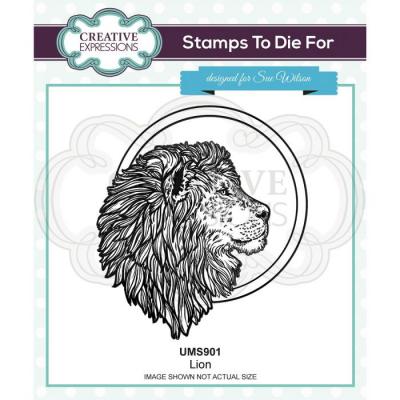 Creative Expressions Pre Cut Clear Stamp - Lion